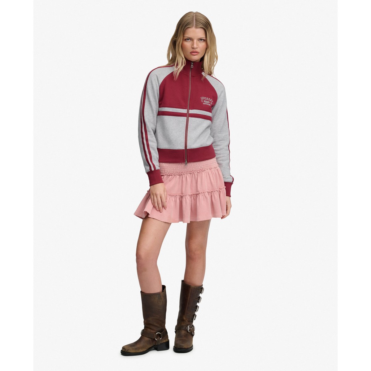 Veste de Survêtement Cult Coupe Décontractée rouge, SUPERDRY