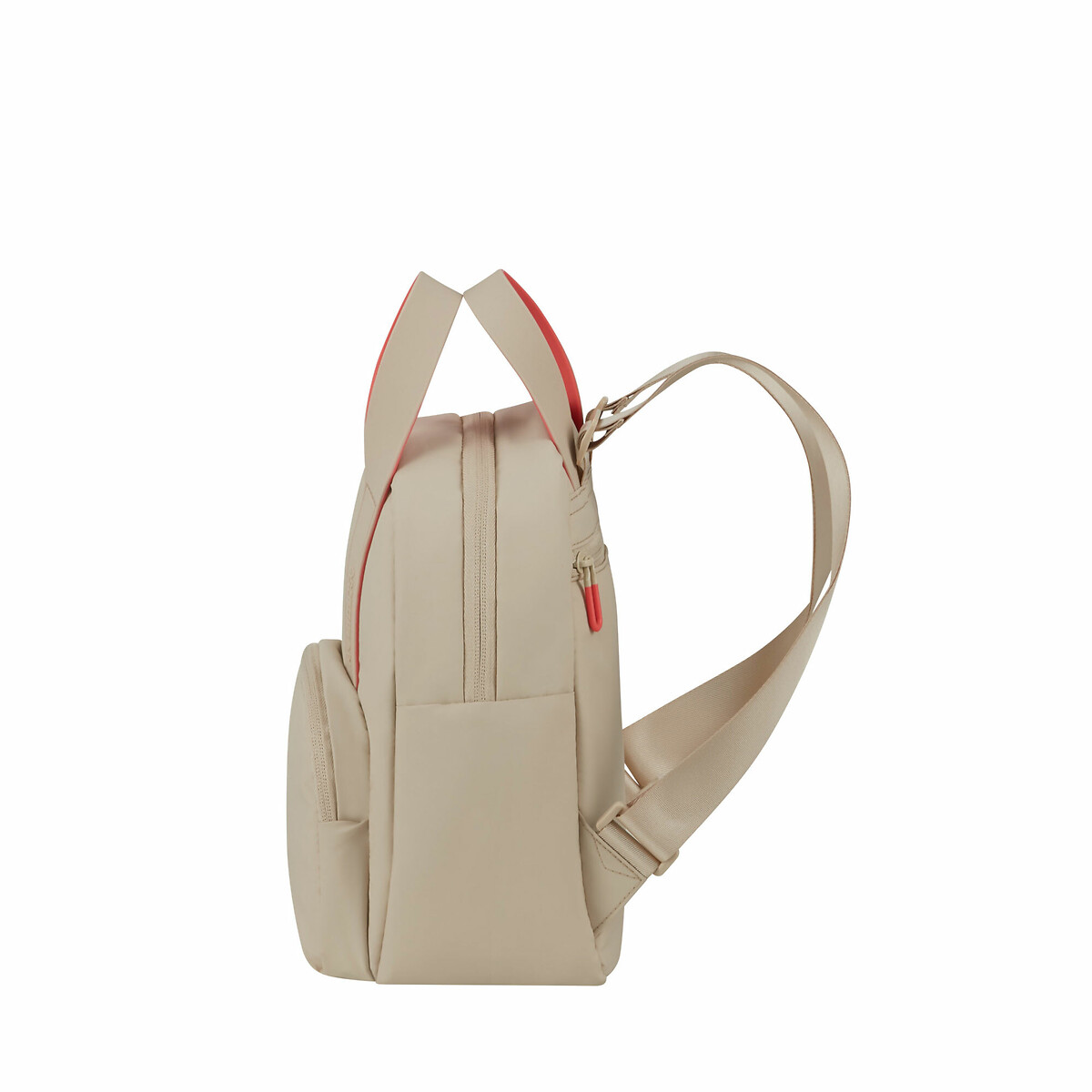 Mini Mochila de Mulher Puffypop 8,5L, American Tourister bege, AMERICAN TOURISTER