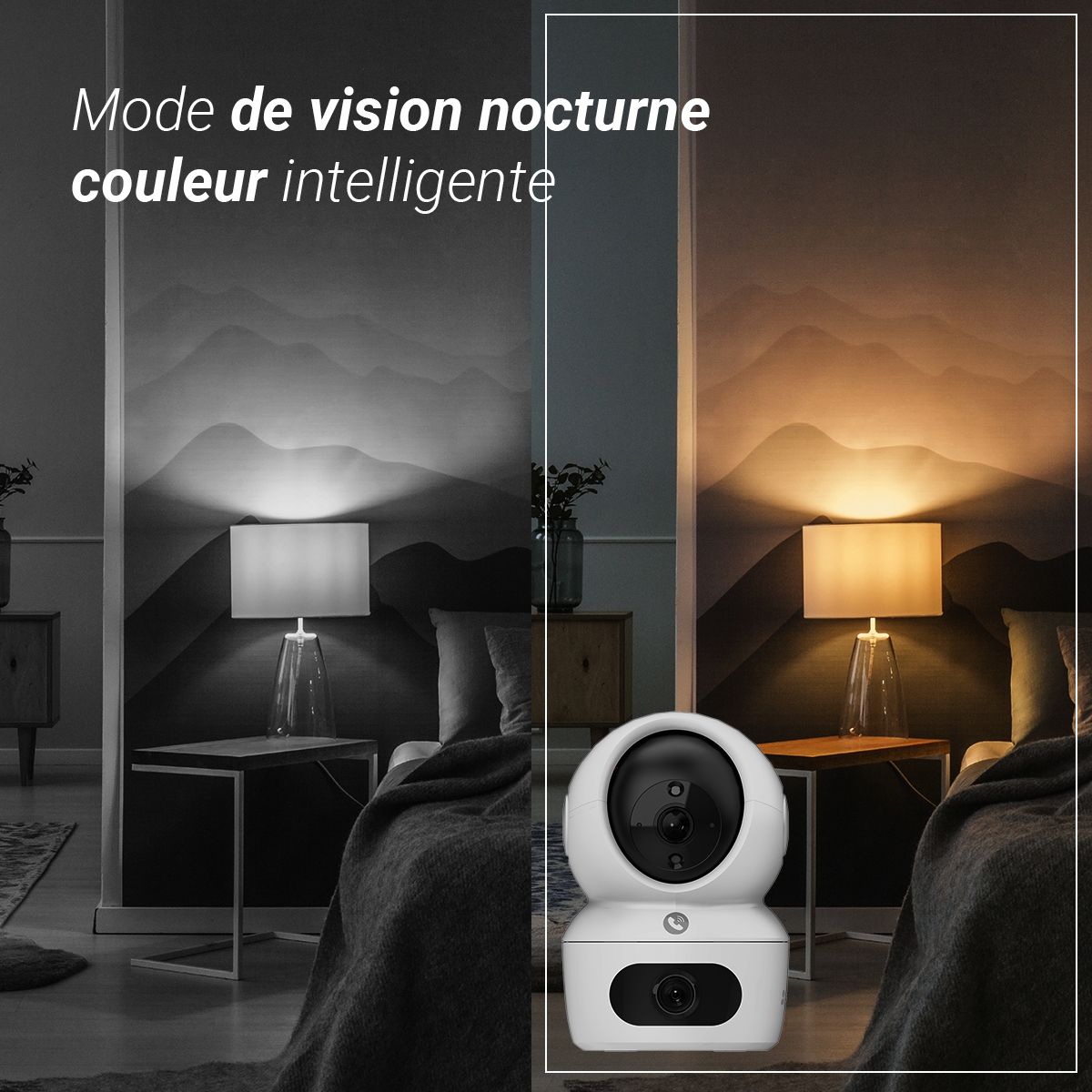 Caméra de surveillance H7C 2K+ Dual couleur unique, EZVIZ