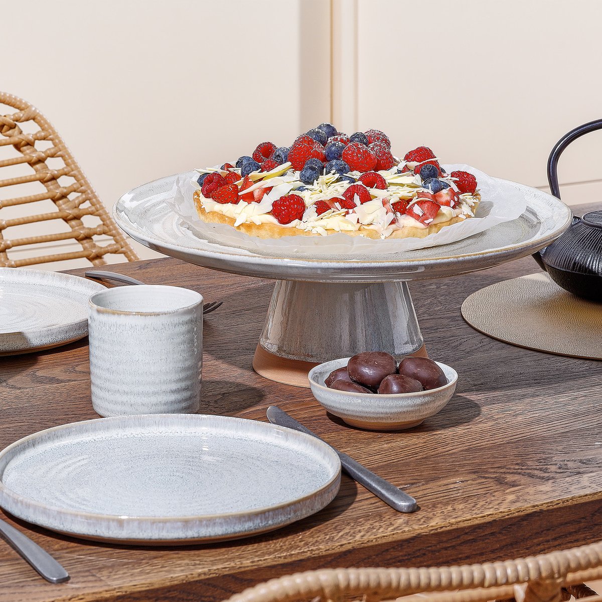 Support de gâteau 33 cm CAMEO beige, SALT & PEPPER