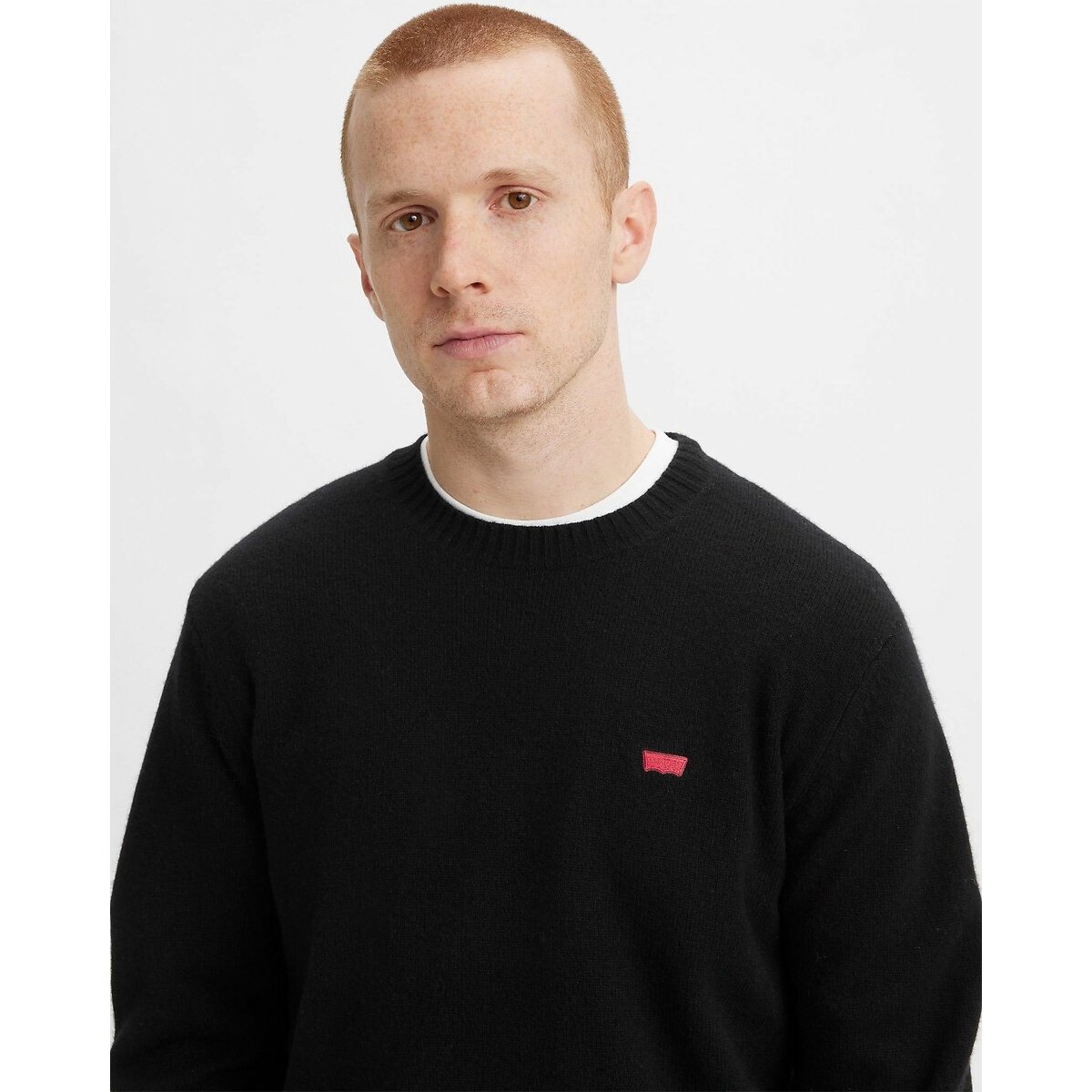 Housemark Crew Neck Wool Blend Jumper black, LEVI'S