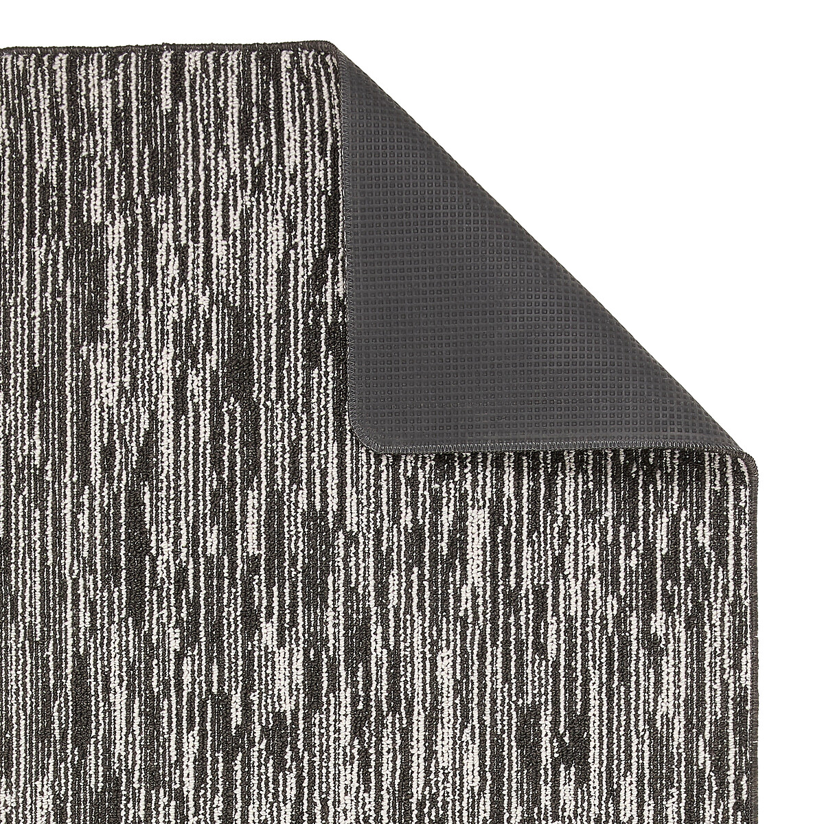 Broken Stripe Stain Resistant Runner charcoal, MY MAT
