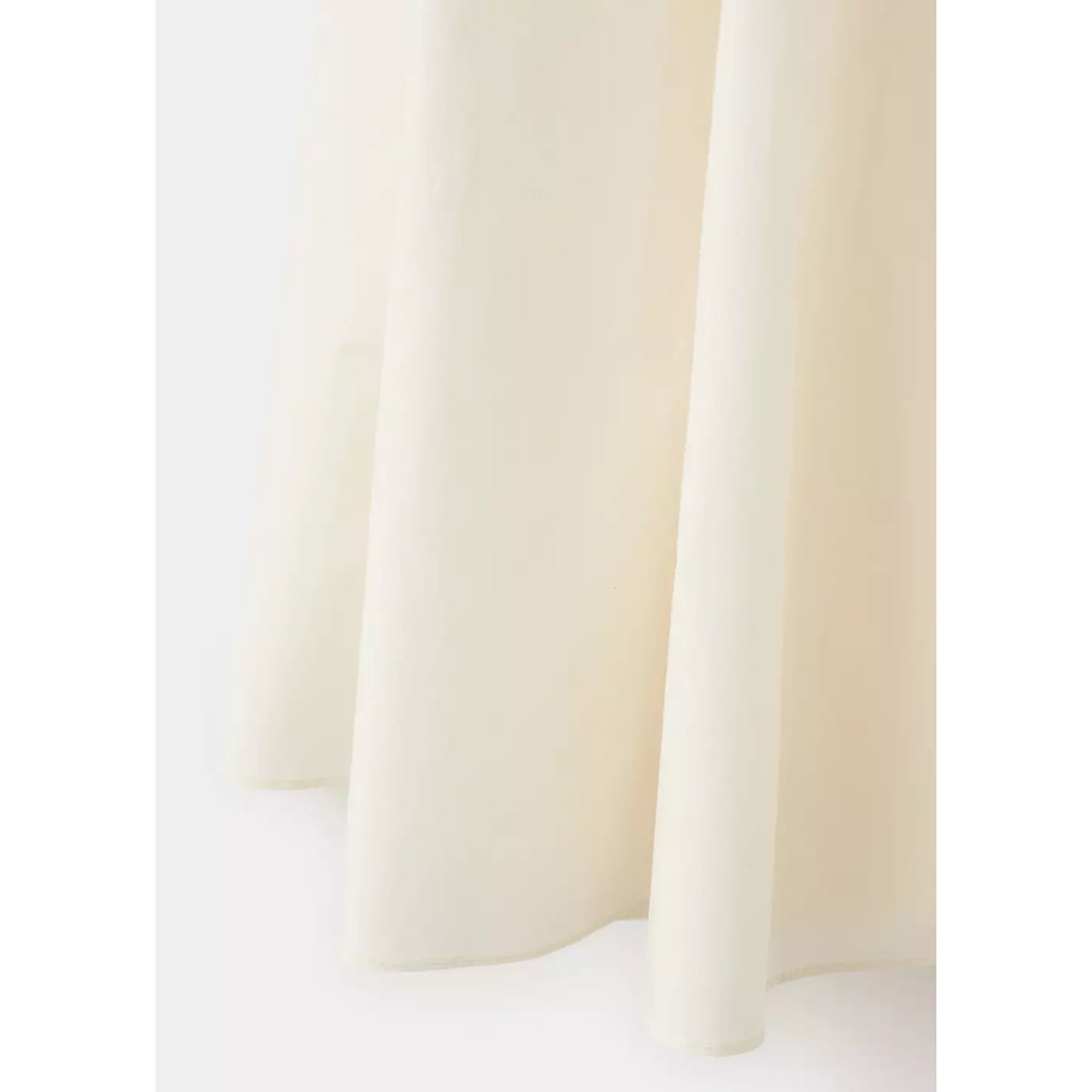 Jupe évasée détail foulard blanc cassé, MANGO