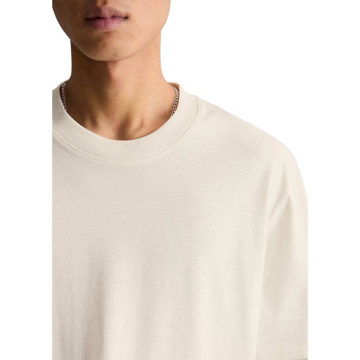 T-shirt relaxed en pur coton bio blanc naturel, MARC O’POLO DENIM