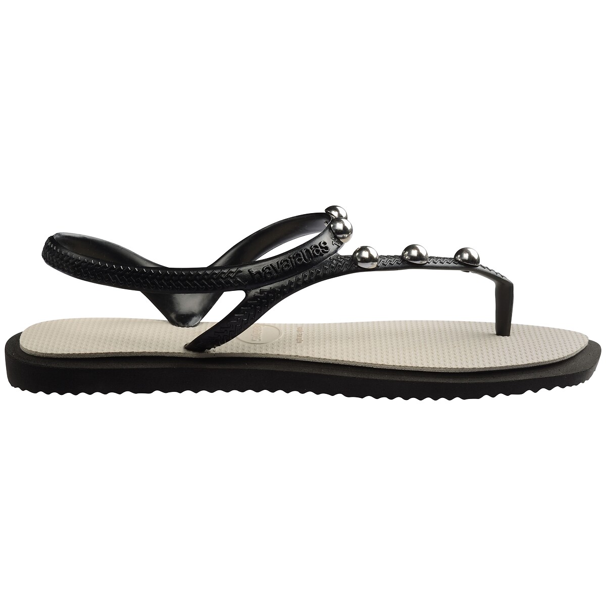 Teensandalen FLASH FUSION wit/zwart, HAVAIANAS