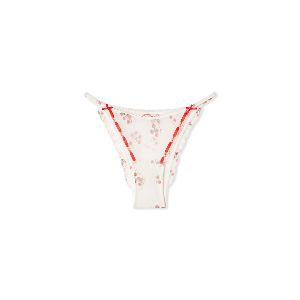 Culotte en tulle à motifs AROME blanc, ETAM