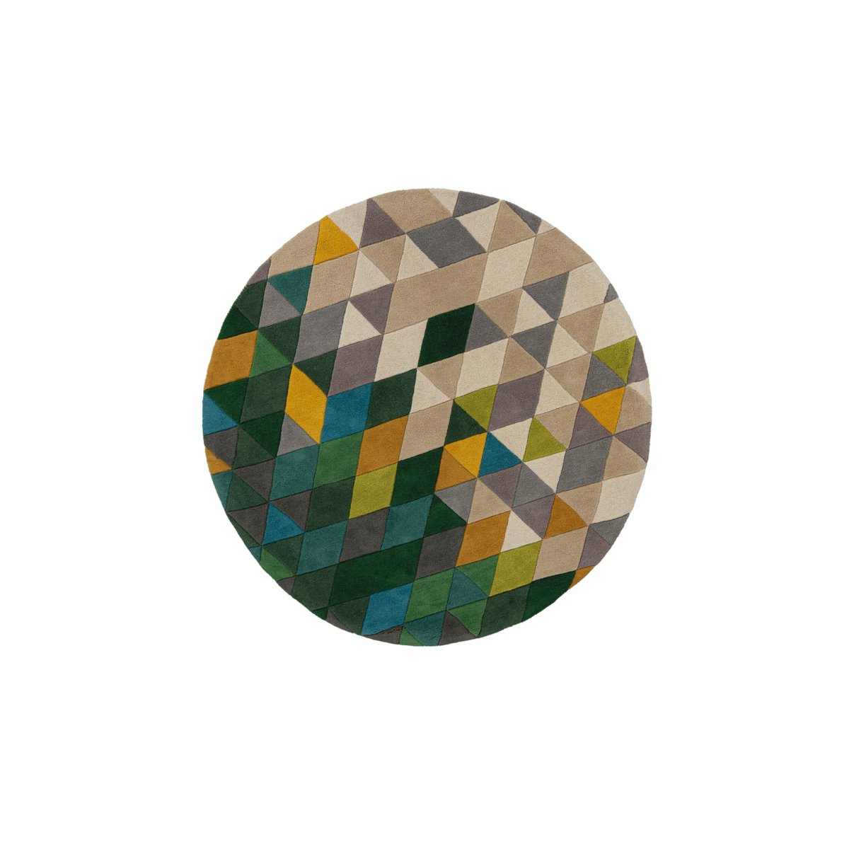 Tapis en laine rond PRISM multicolore, FLAIR RUGS