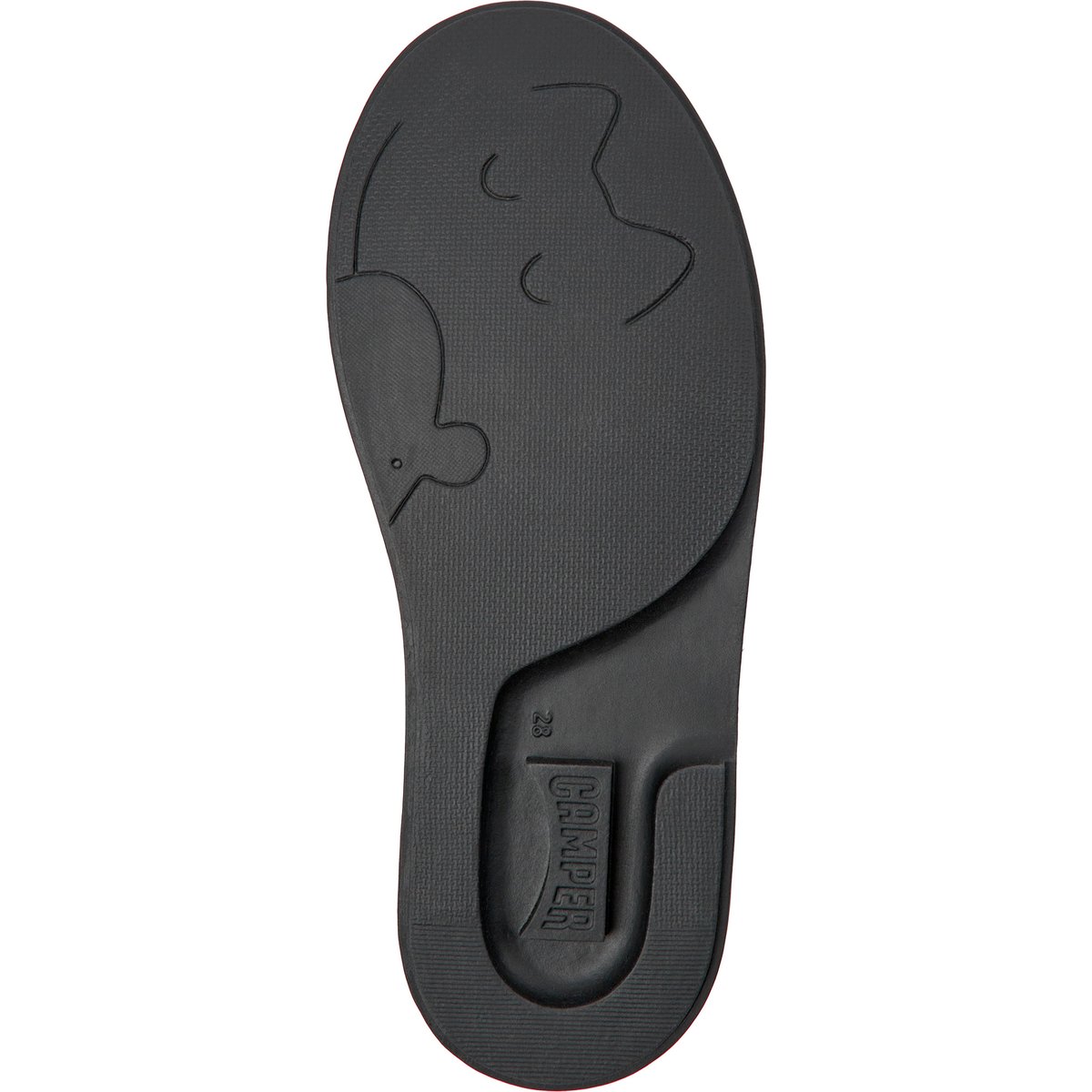 Ballerines Duet Twins noir, CAMPER