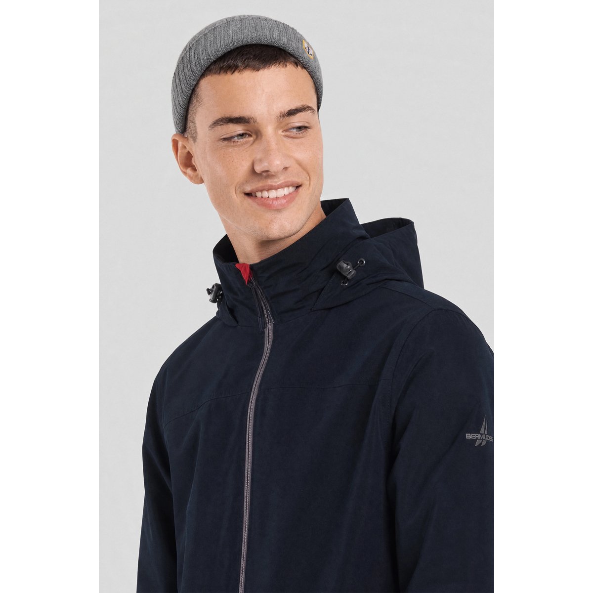 Parka courte imperméable HALONG marine, BERMUDES