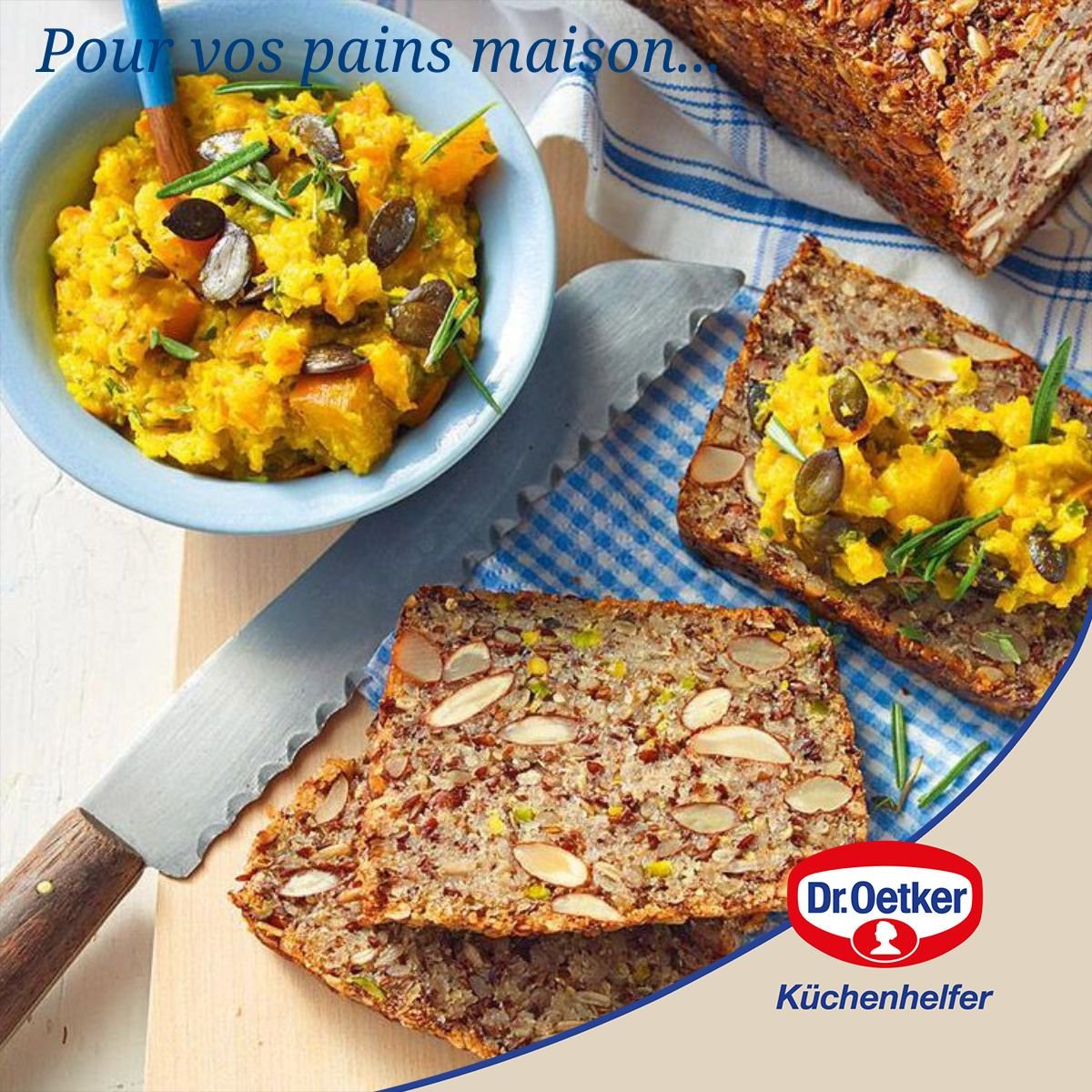 Moule à cake BACK-FREUDE noir, DR OETKER