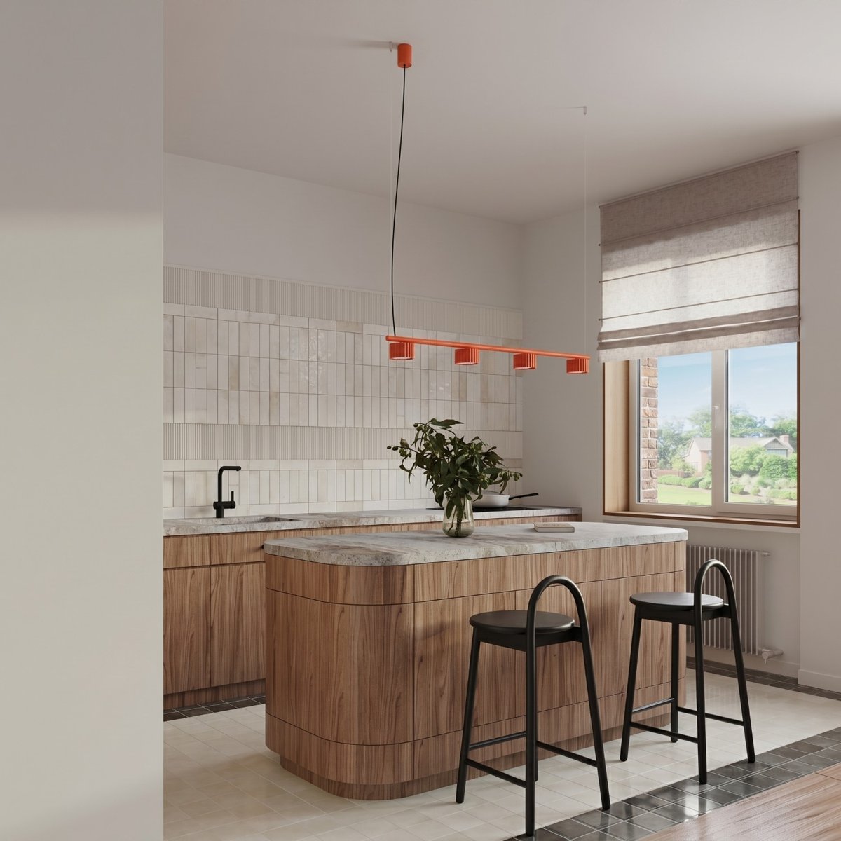 Lustre Aluminium Rouge Gx53 4 AURA rouge, EDEN