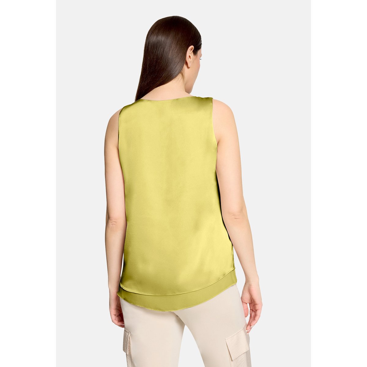 Haut façon blouse unicolore limelight, BETTY BARCLAY