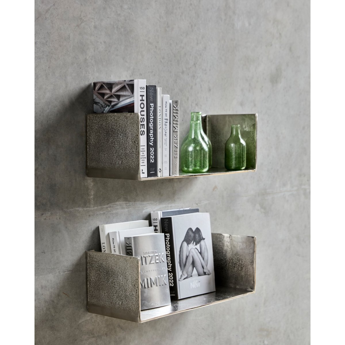 Etagère en aluminium Boxie argent, HOUSE DOCTOR