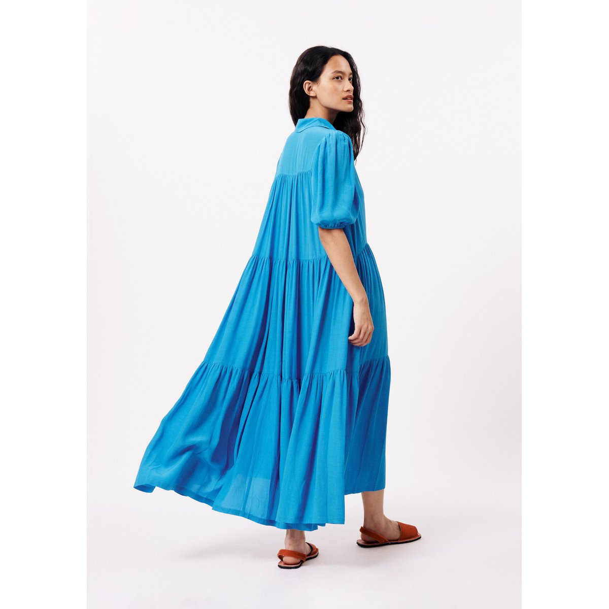 Robes longue ELIF bleu electrique, FRNCH