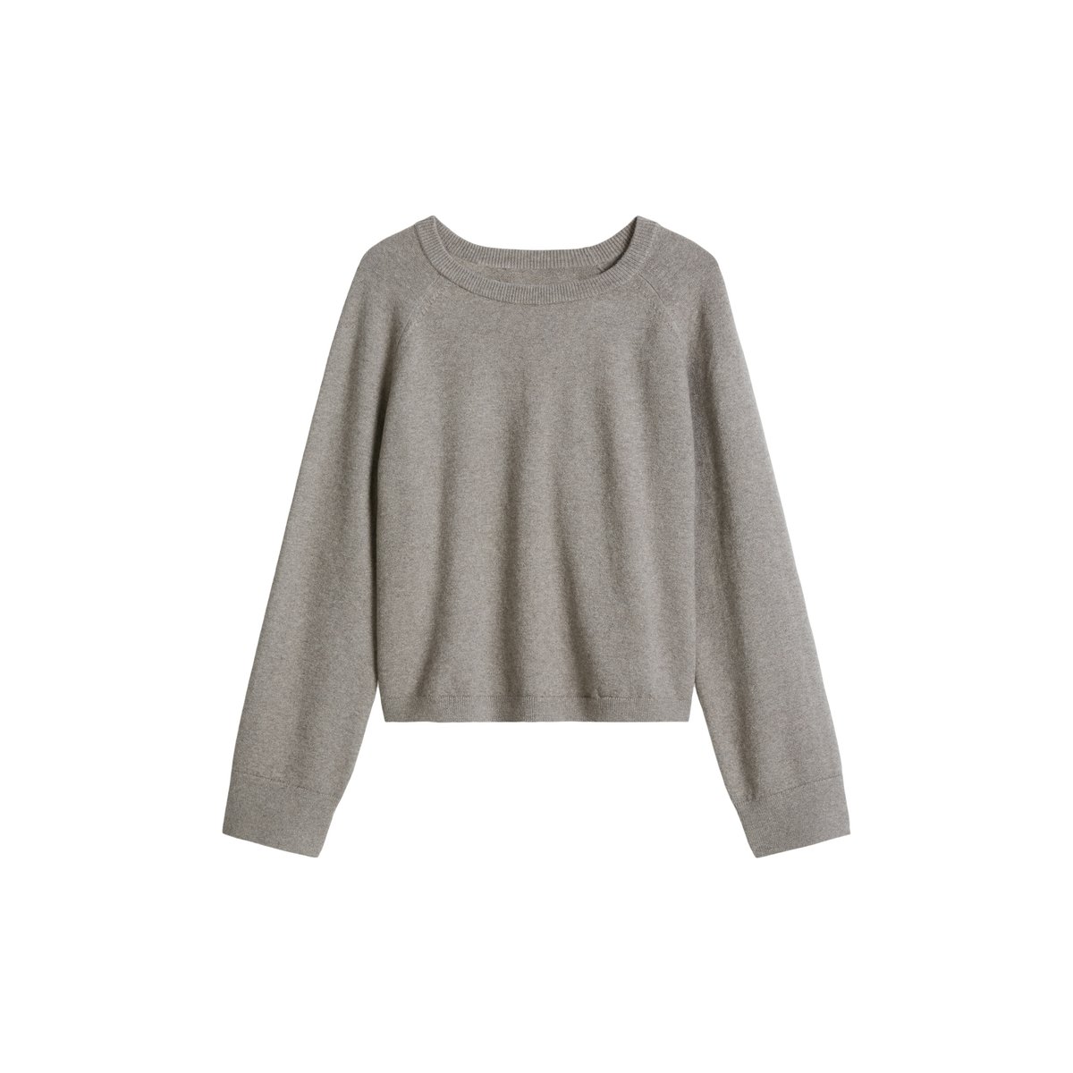 Pull ample en Cotton Wool Stretch gris, MARC O'POLO