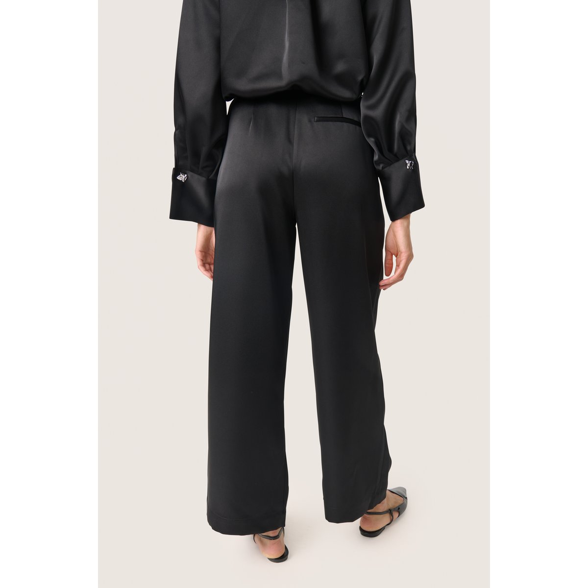 Pantalon de costume noir, SOAKED IN LUXURY