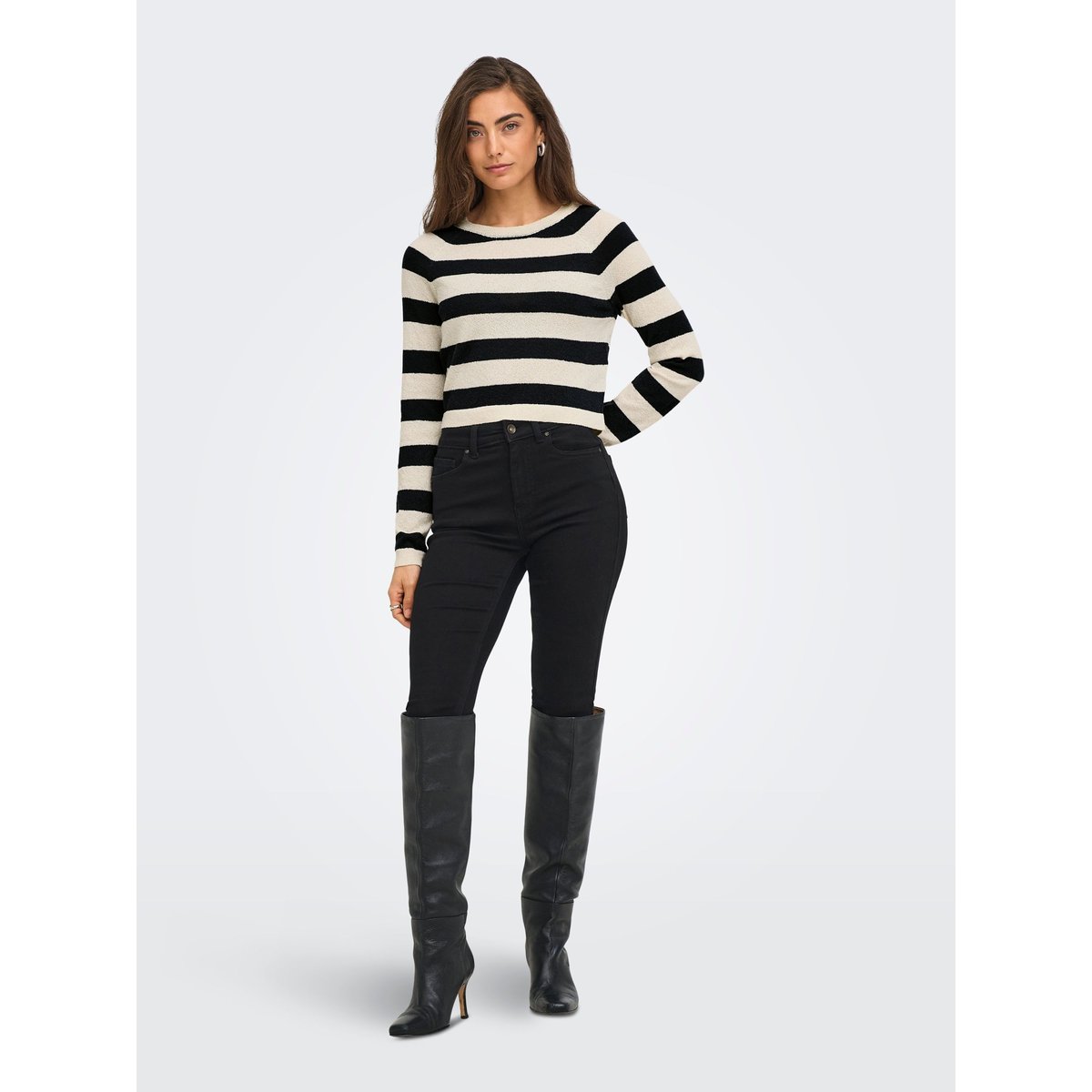 Pull En Maille cloud dancer 1, ONLY