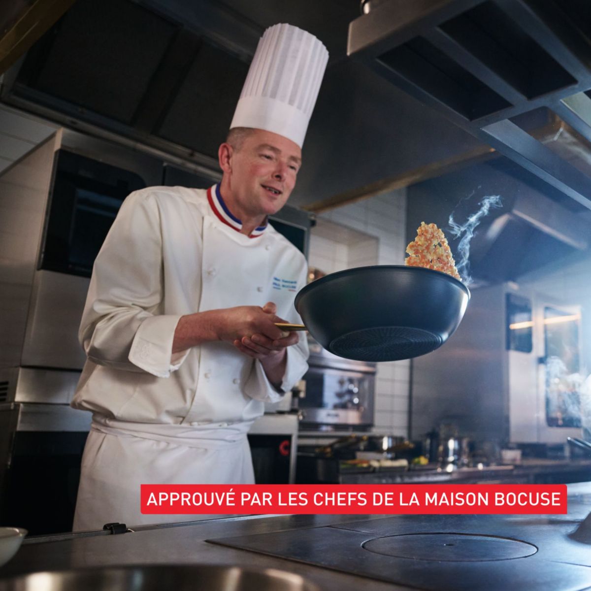 Wok 28cm Bocuse Edition couleur unique, TEFAL