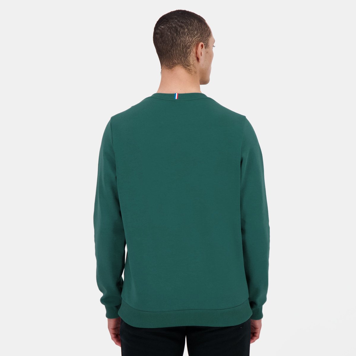 Sweat col rond Ton sur ton jasper, LE COQ SPORTIF