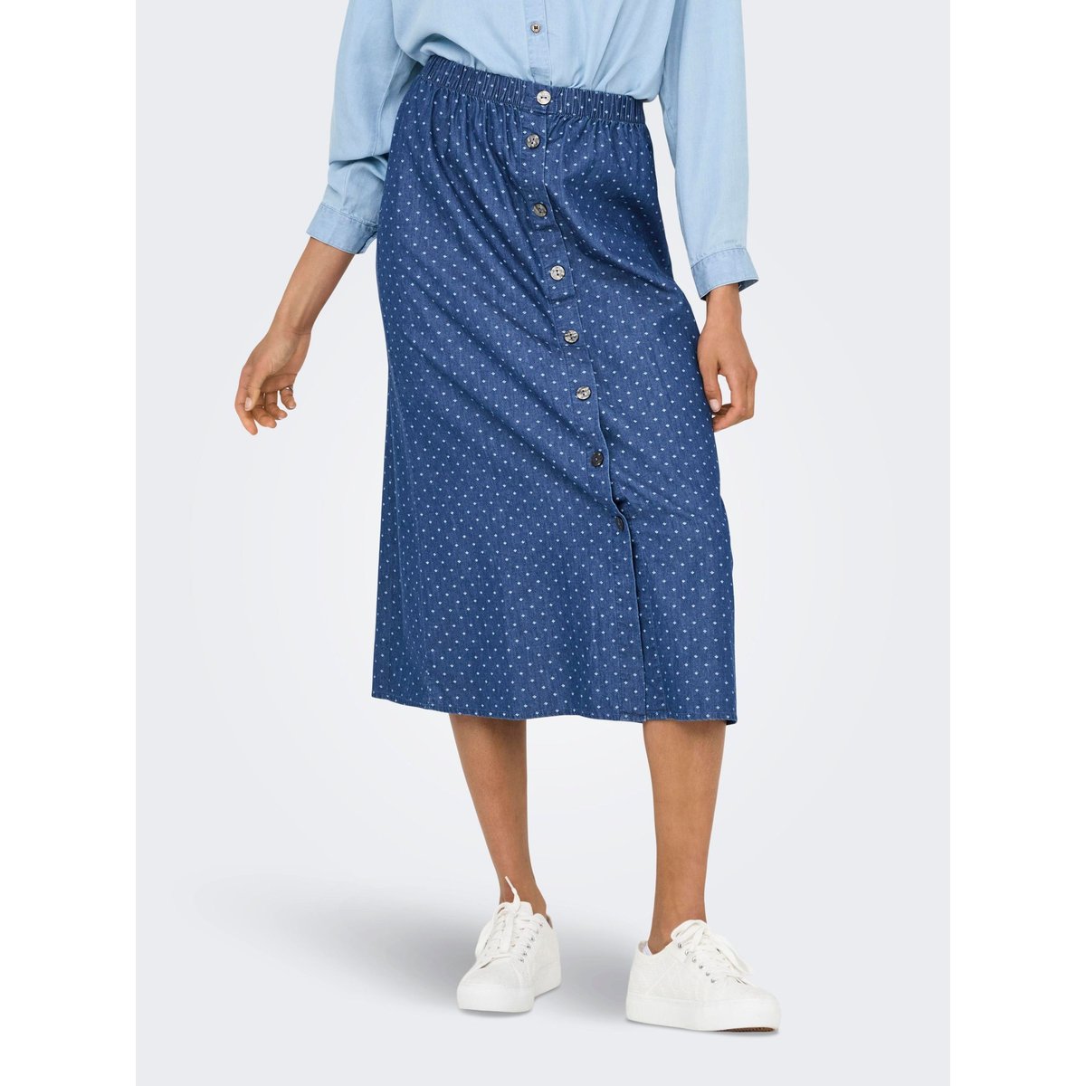 Jupe medium blue denim, ONLY