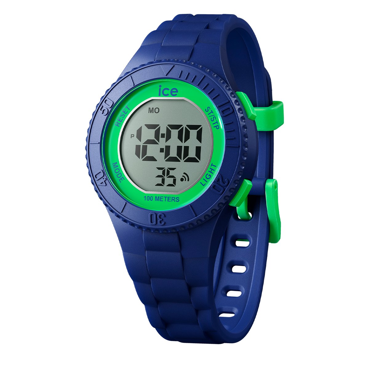 Montre Digital ICE DIGIT bleu gris bleu, ICE-WATCH