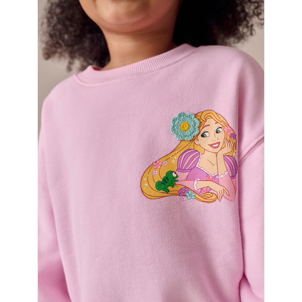 Ensemble legging évasé et sweat princesse disney raiponce rose, NEXT
