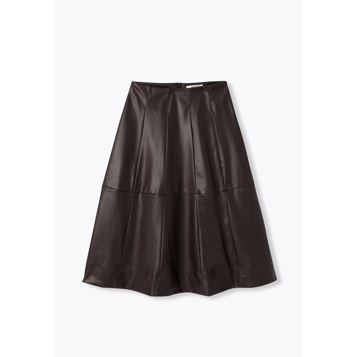 Jupe longue en simili marron, PROMOD