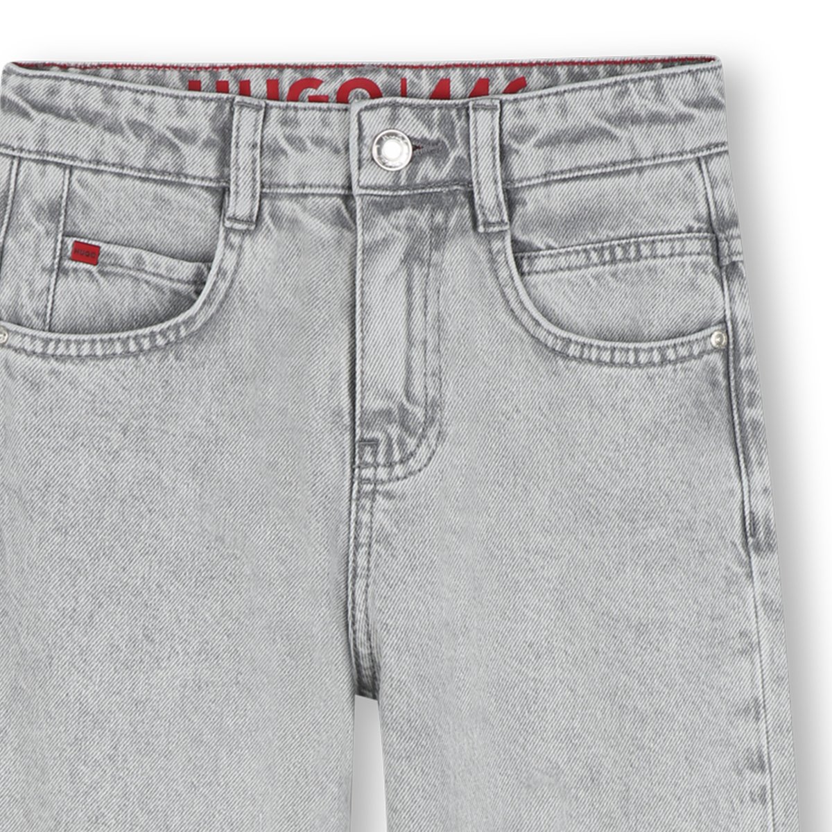 Pantalon en denim denim gris/bleu, HUGO KIDSWEAR
