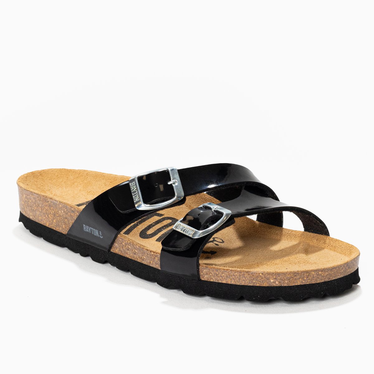 Sandales CLEO noir, BAYTON
