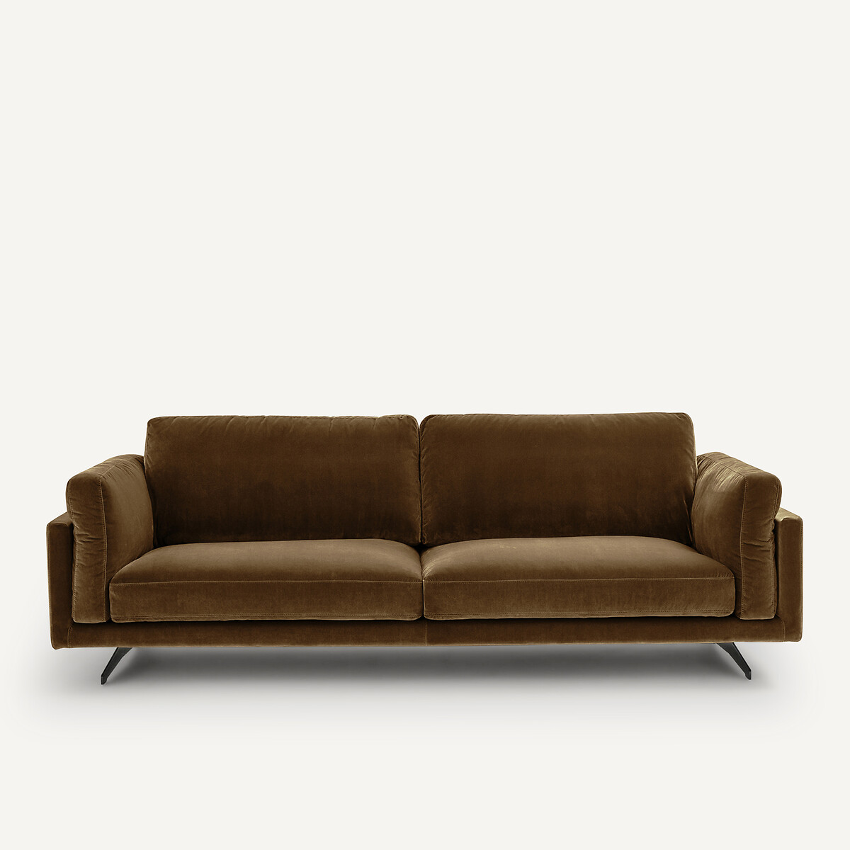 Canapé velours, César bronze, AM.PM