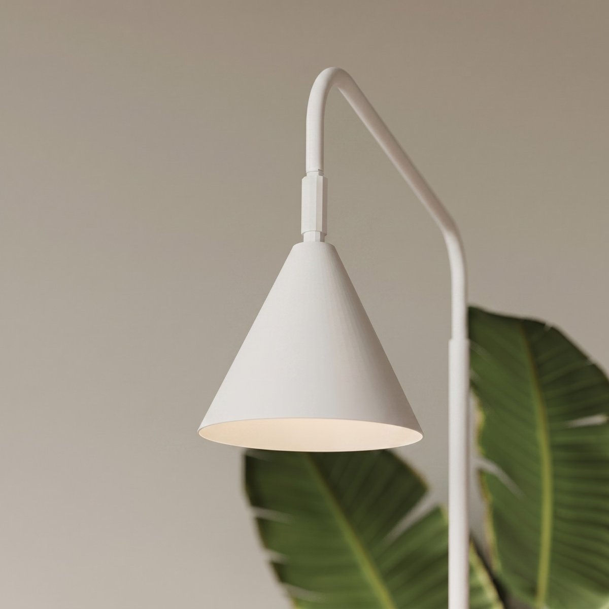 Lampadaire Blanc E14 1 NOX blanc, EDEN