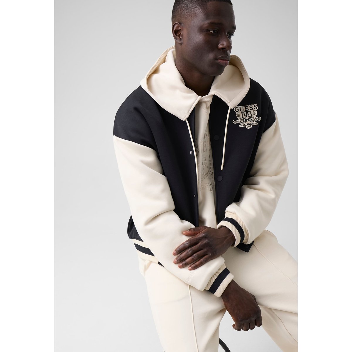 Veste Bomber Avec Logo noir, GUESS