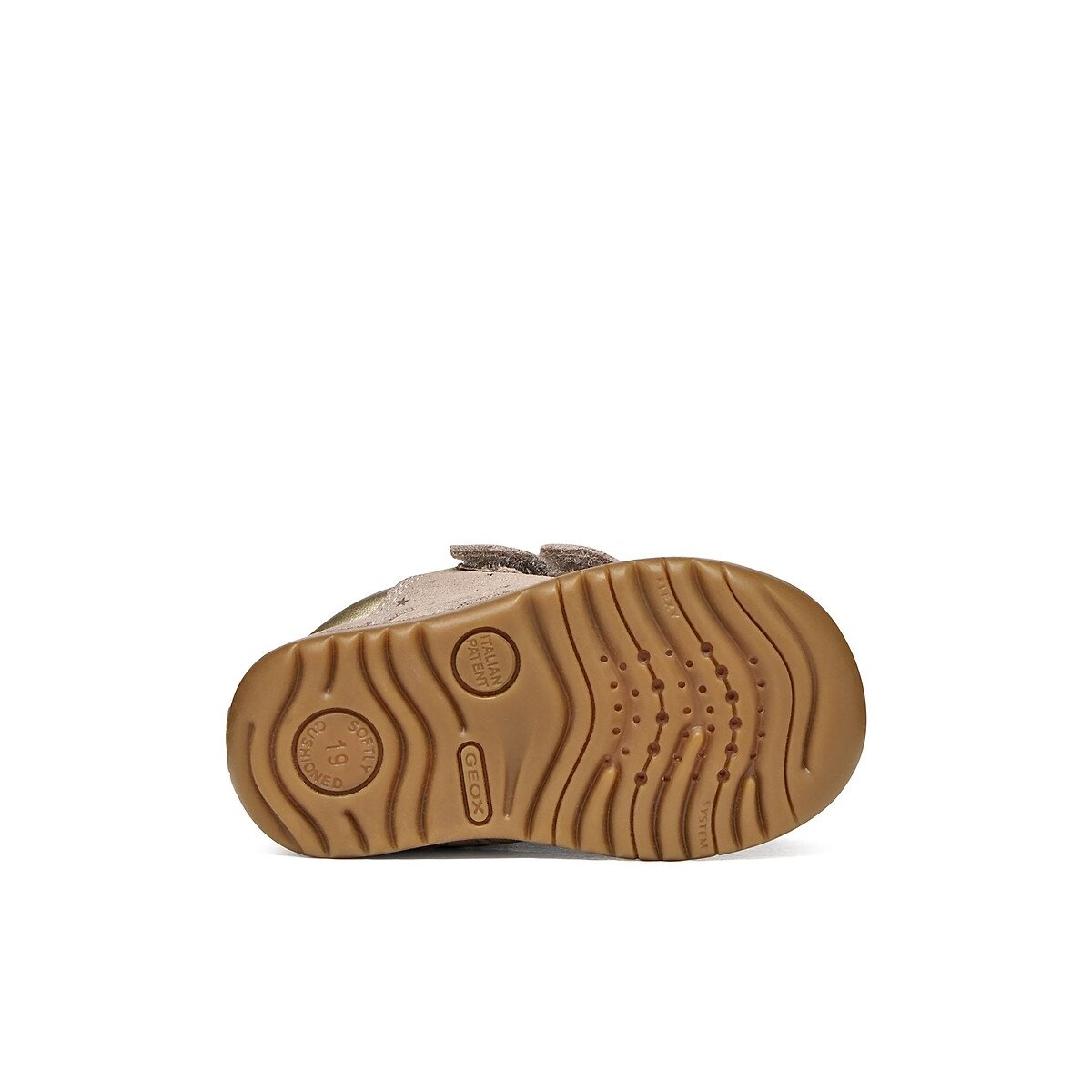Zapatillas0 altas con velcro. MACCHIA beige , GEOX