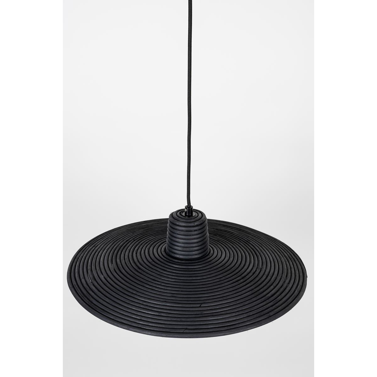 Suspension en rotin ethnique, D.45, BALANCE noir, ZUIVER