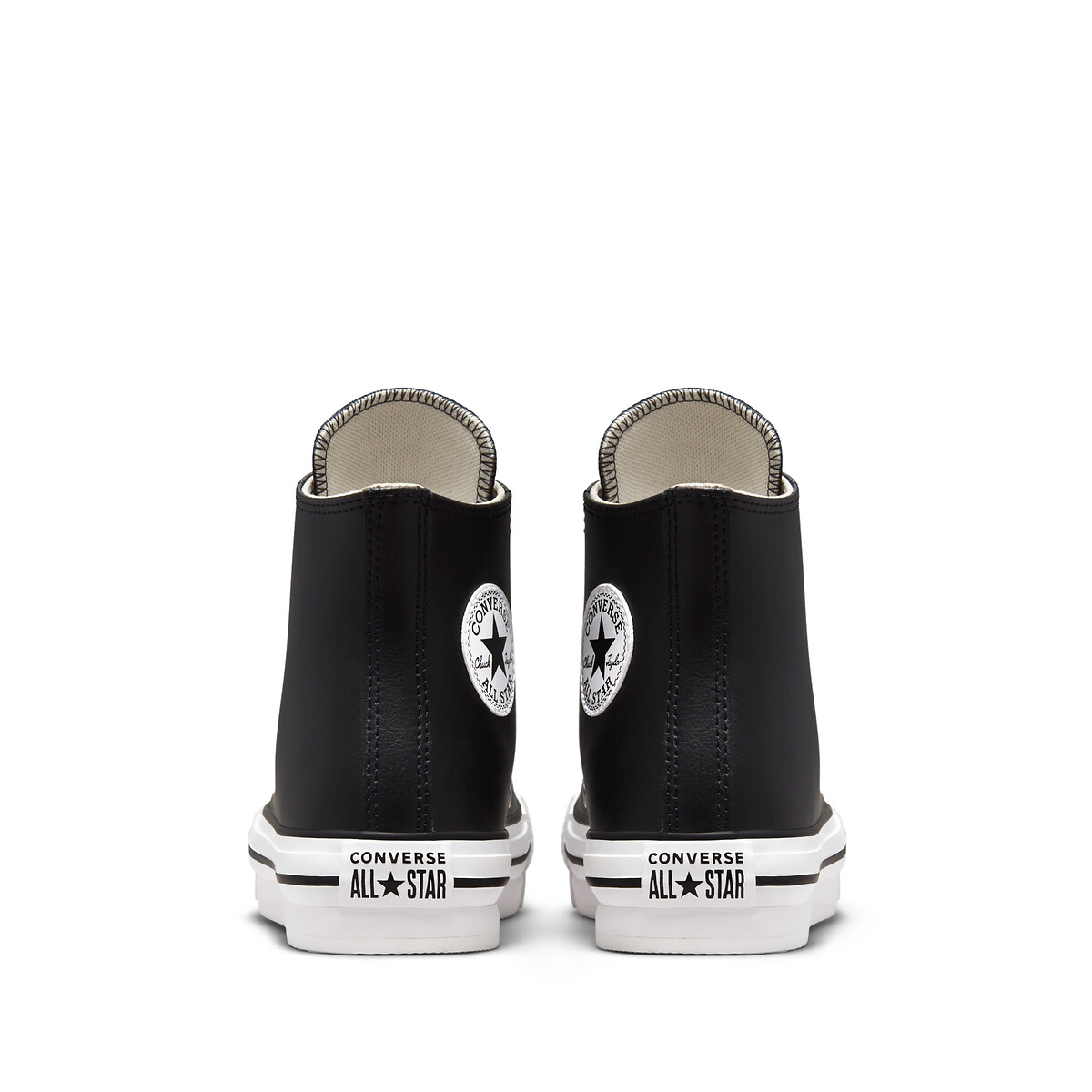 Kids All Star Eva Lift Foundation Leather Trainers black, CONVERSE