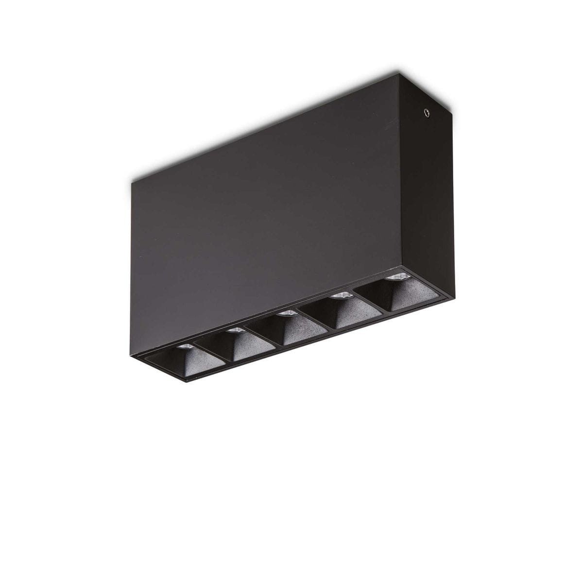 Plafonnier lumière chaude LIKA noir, IDEAL LUX