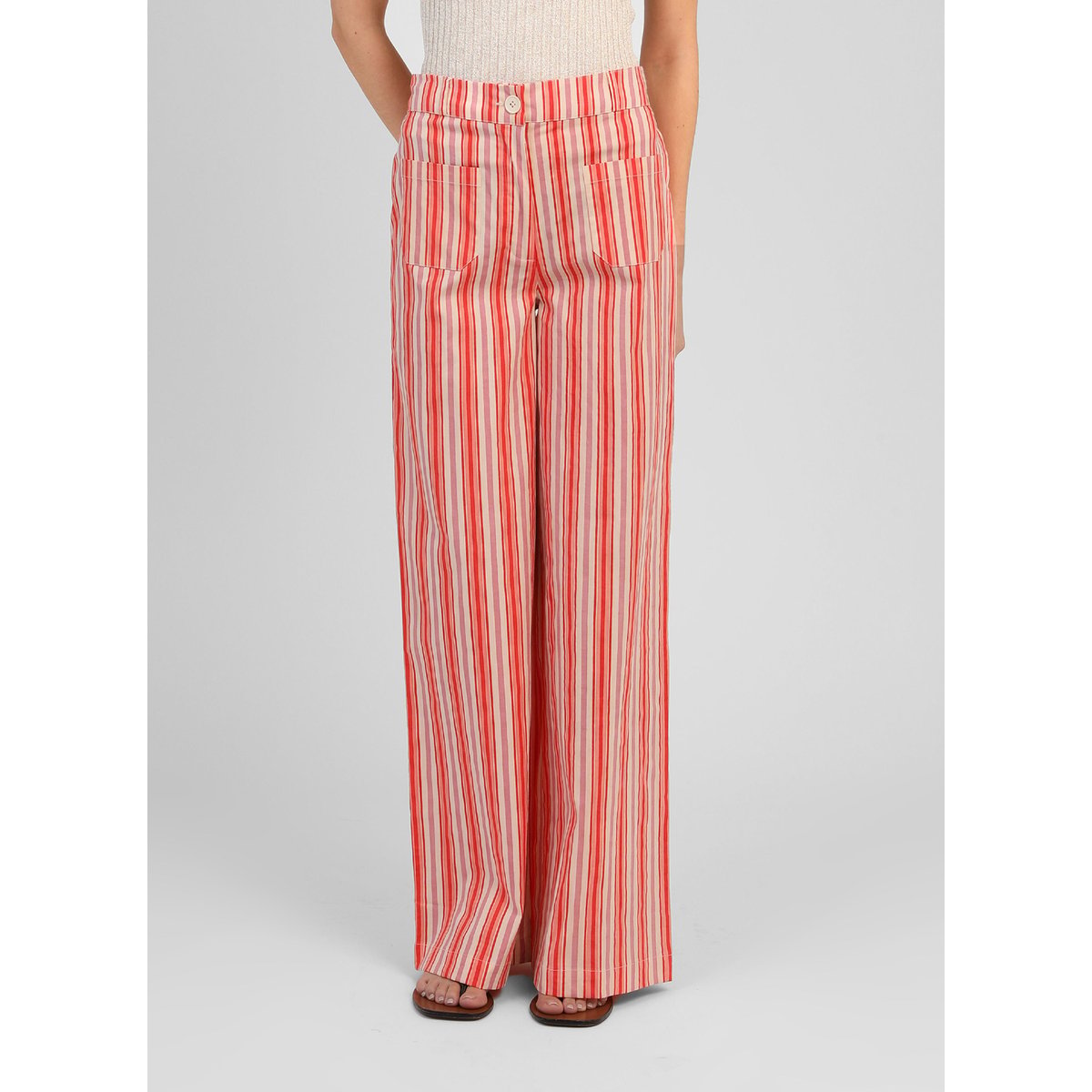 Pantalon ROSINA rouge, AN'GE