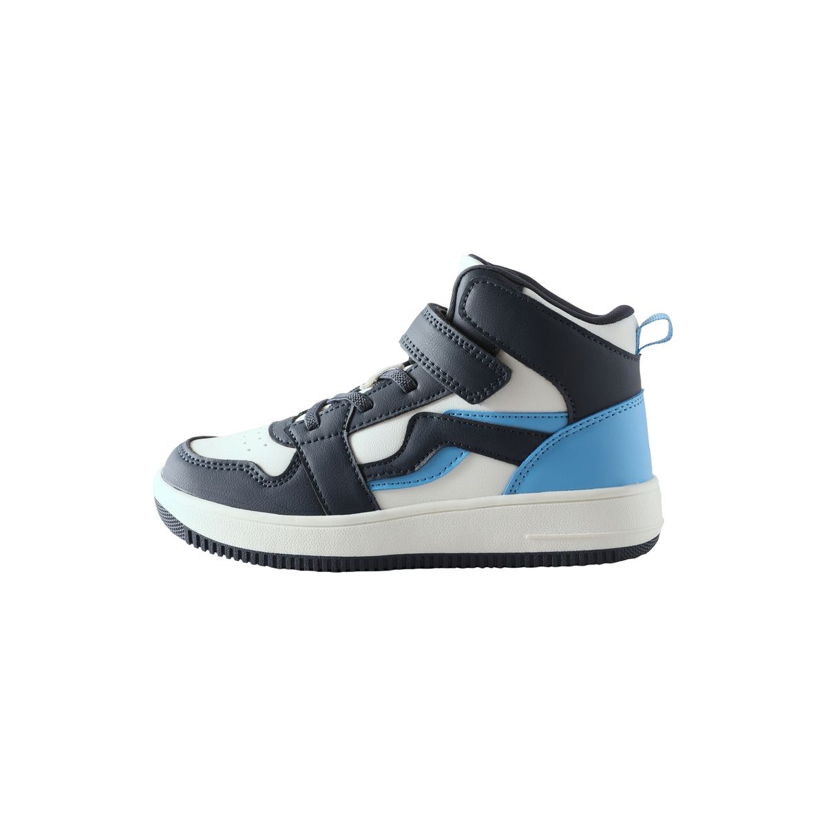Baskets montantes blanc/bleu, NEXT