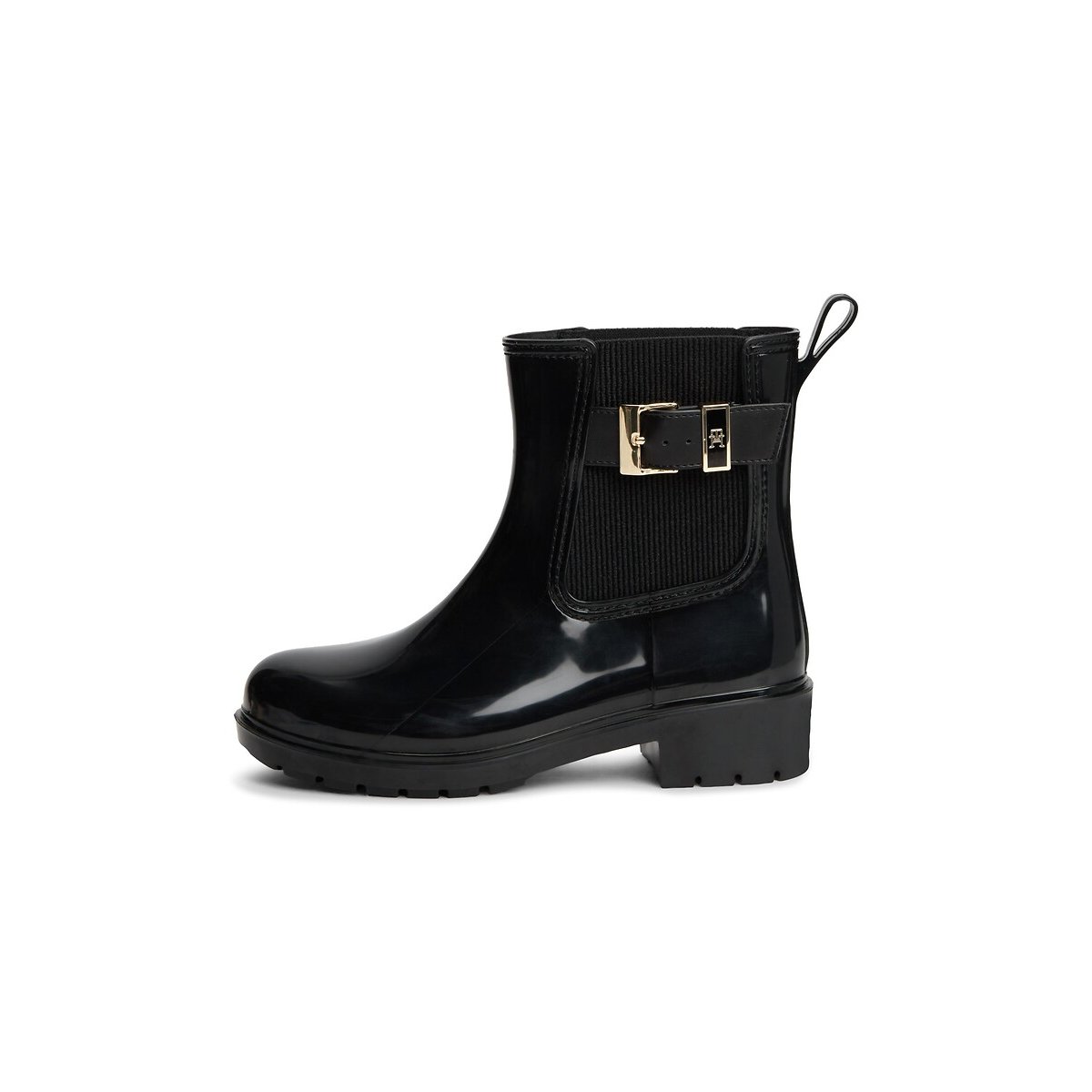 Botines para la lluvia negro, TOMMY HILFIGER