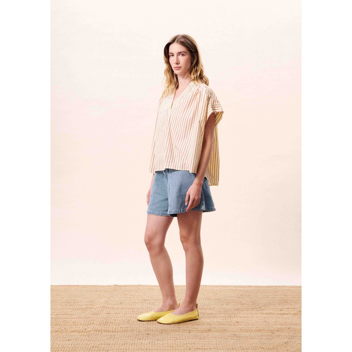 Blouse BONAIA jaune beurre, FRNCH