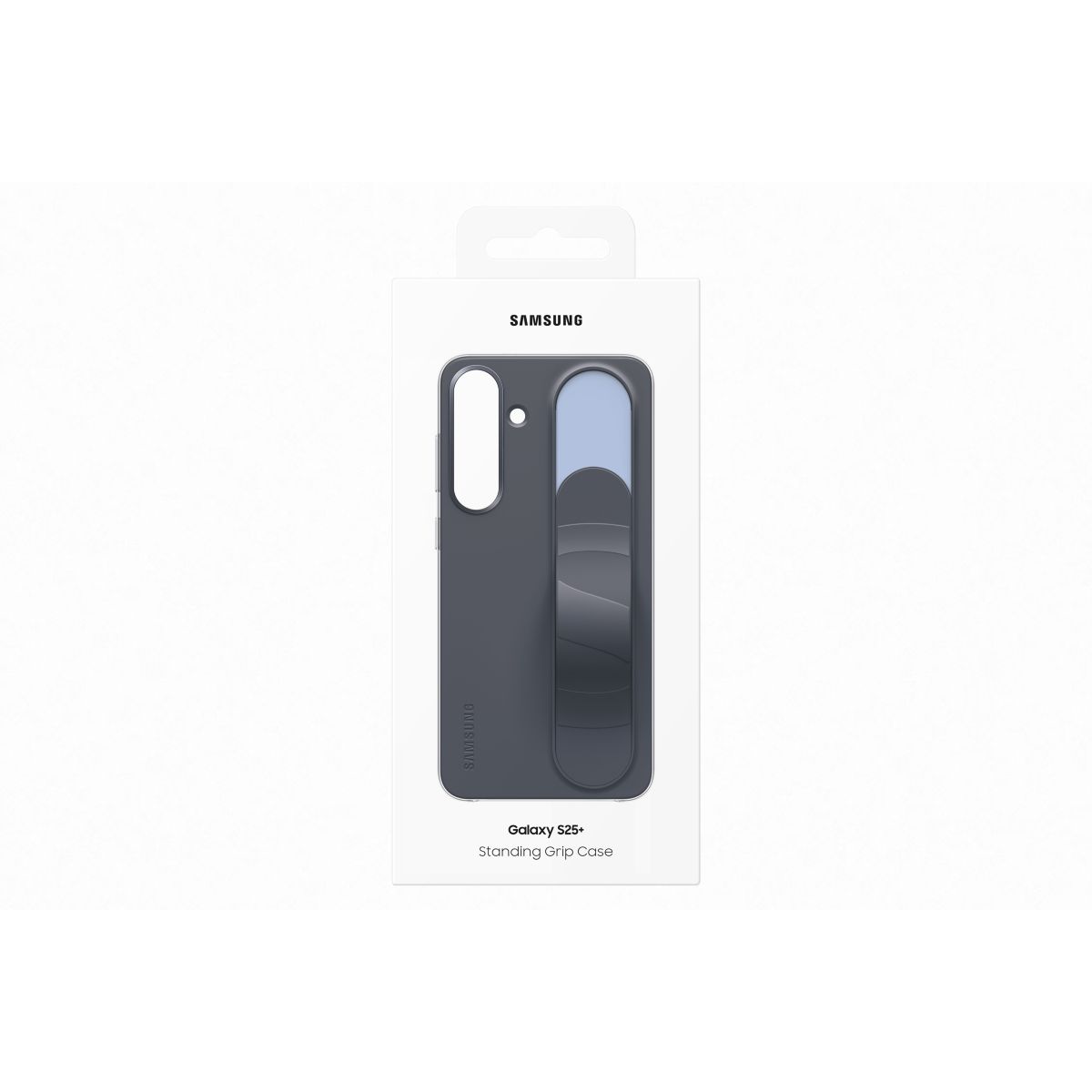 Coque Galaxy S25+ avec lanière Noir couleur unique, SAMSUNG