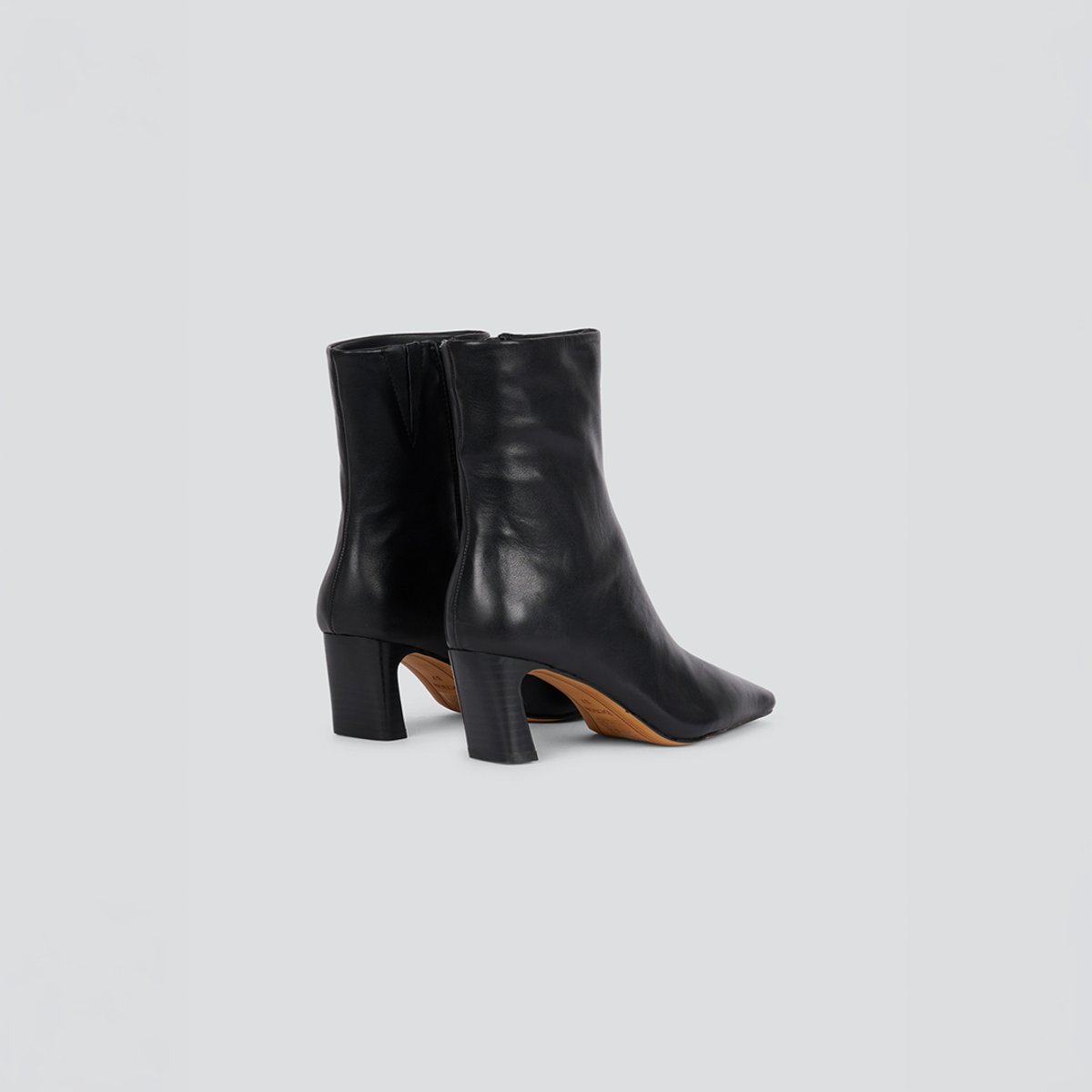 Bottines à talons cuir FLAVIA noir, BENOA