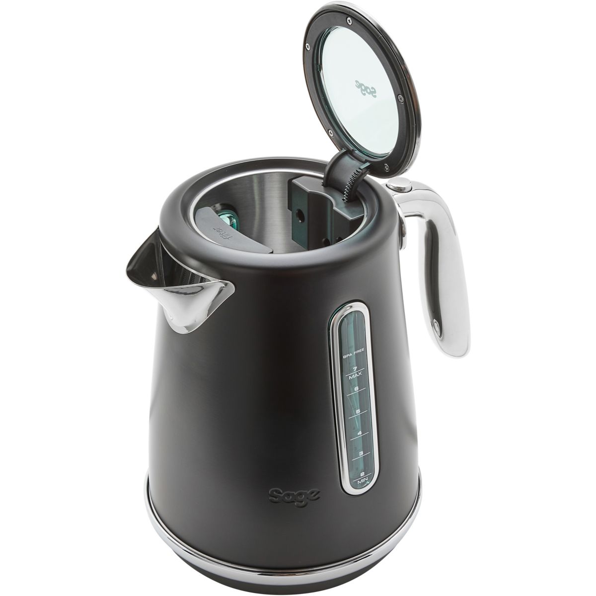 Bouilloire the Soft Top Luxe (noire) noir, SAGE APPLIANCES