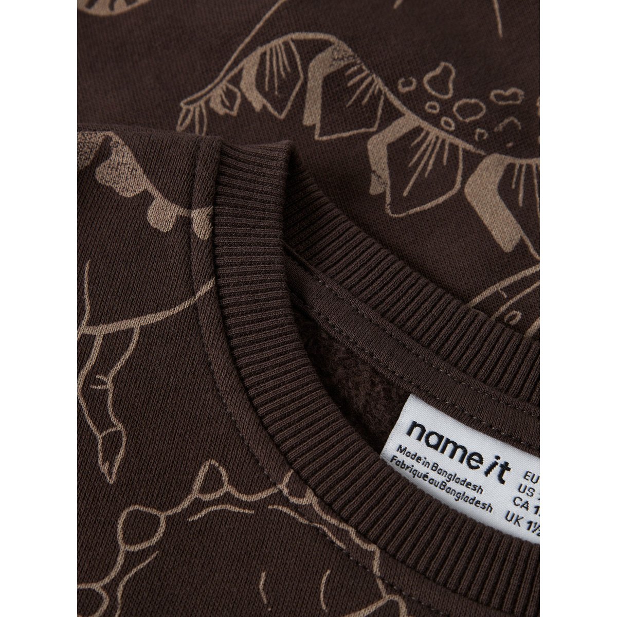 Sweat-Shirt marron - coffee bean1, NAME IT