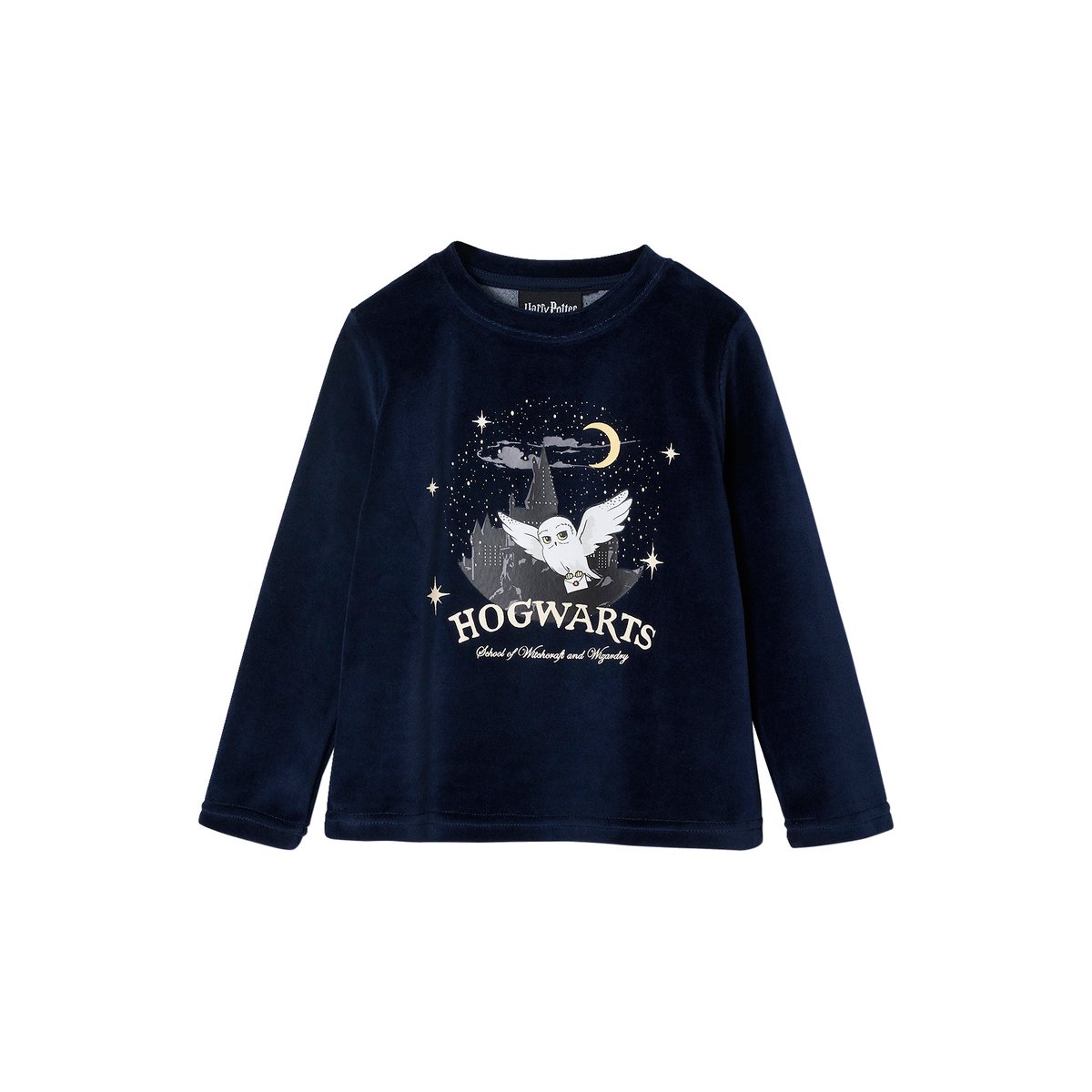Pyjama Harry Potter en velours marine, VERTBAUDET