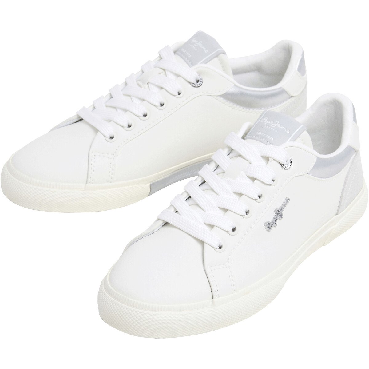 Sneakers Kenton Court bianco, PEPE JEANS