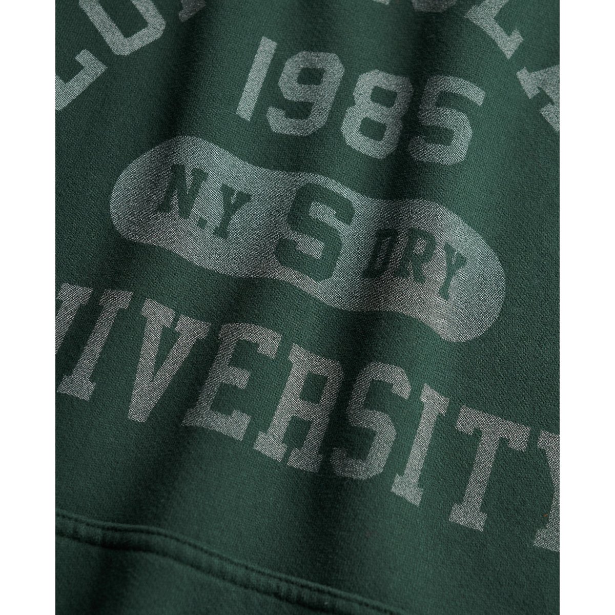 Sweat à capuche Athletic Essentials Décontracté vert émail, SUPERDRY