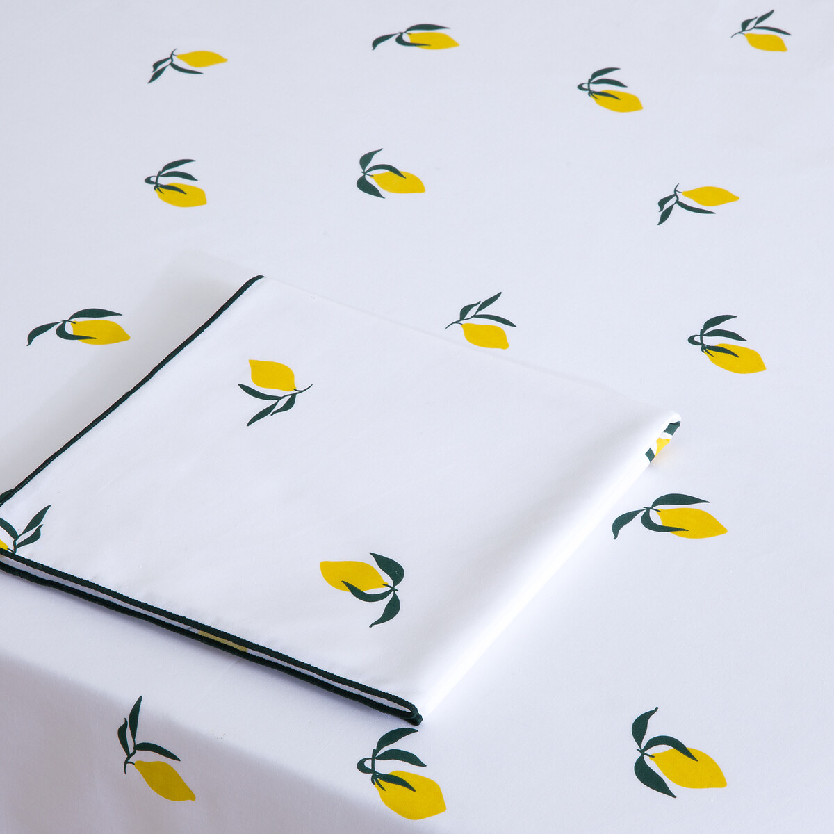 Nappe imprimée, en coton, CITRON imprimé citron, LA REDOUTE INTERIEURS