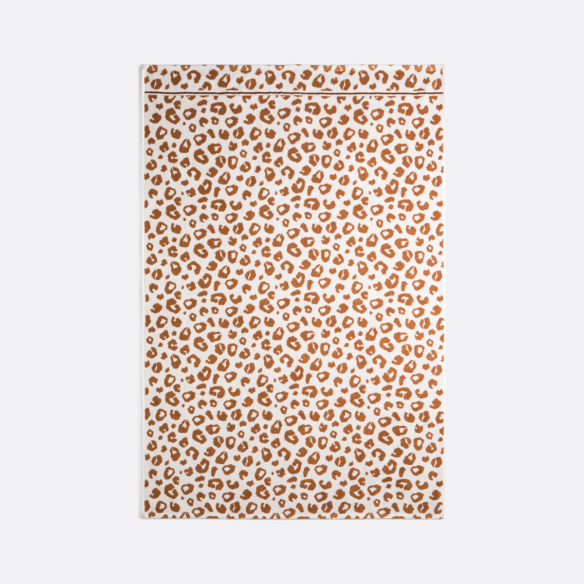 Zani Bouclé Towelling Maxi Bath Sheet leopard print, LA REDOUTE INTERIEURS