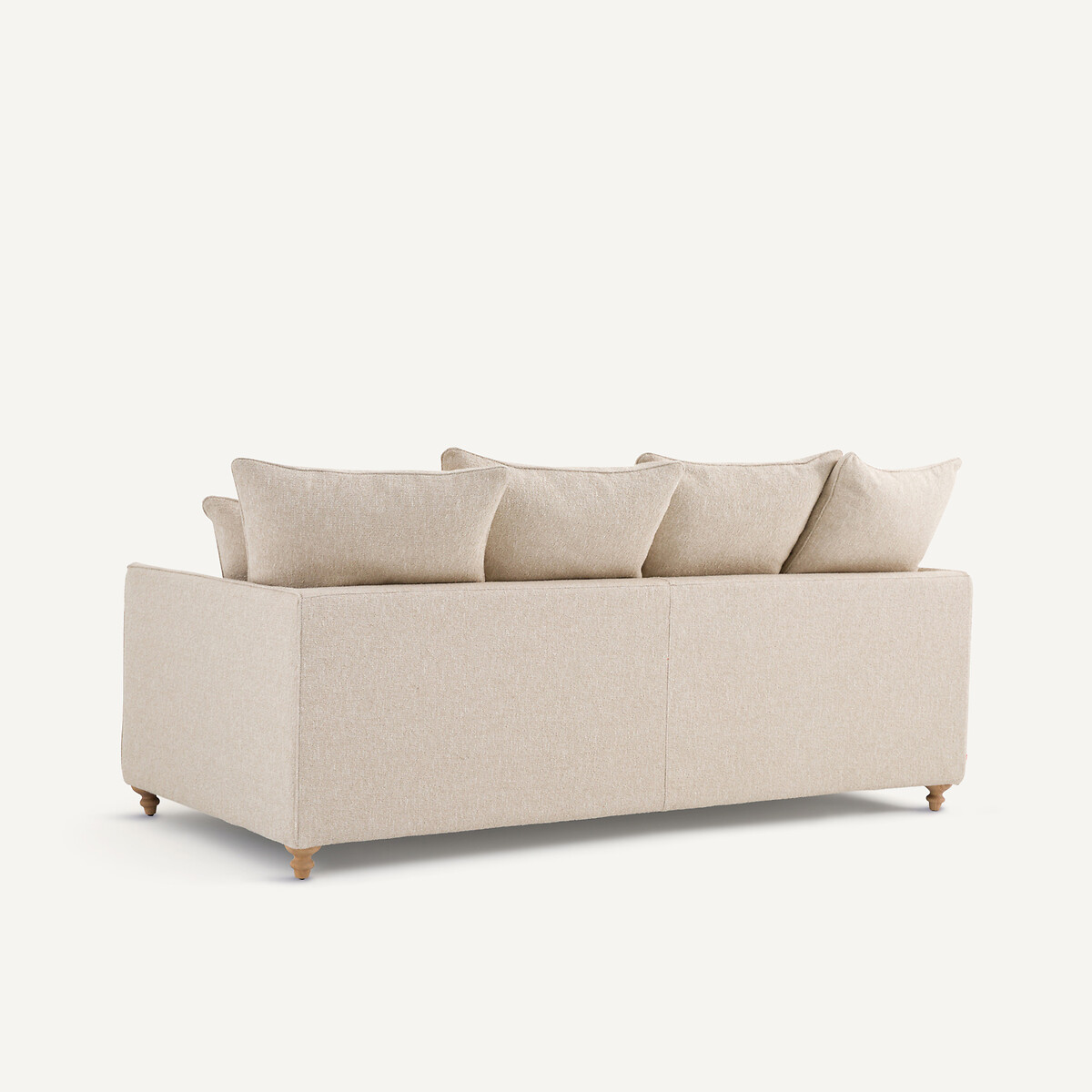 Canapé 3P convertible bouclette, Lazare sable, AM.PM